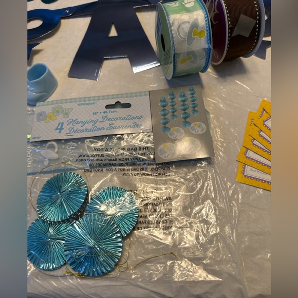 Baby Boy Shower Decoration Set - Picture 3 of 8
